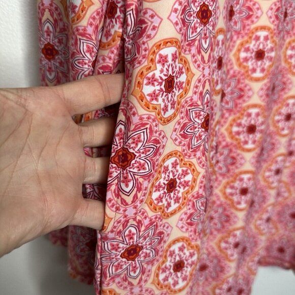 Aqua et Sol Swim Coverup Pockets Pink Size M - Picture 3 of 10